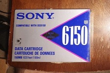 SONY QD6150 QD6150N Data Cartridge Backup Tape 150MB 189M 620FT Sealed NOS picture