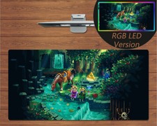 RGB LED Large Mouse Pad Legend of Zelda Tears of the Kingdom Gaming Mat Mousepad picture