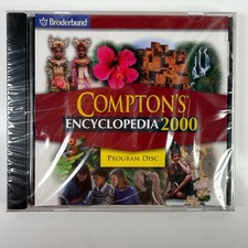 Broderbund Compton's Encyclopedia 2000 Program Disc Software CD-ROM Sealed picture