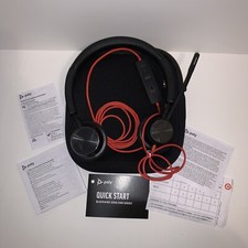Plantronics Poly Blackwire 213934-101 USB Wired Headset With Case picture