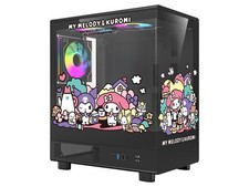 darkFlash DB330M MOTI Mini M-ATX Gaming PC Case, Sanrio Kuromi & My Melody Offic picture