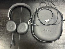 Jabra Evolve2 65 Stereo Wireless Headset W/ case, charging cable, & DONGLE picture