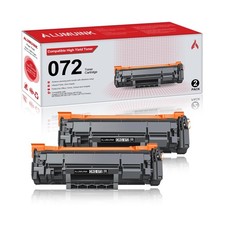 072 Toner Cartridge - 2 Pack Black CRG 072 072H Replacement for Canon 072 072... picture