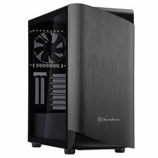 Silverstone SST-SEA1TB-G (Titanium/Black, Tempered Glass) SETA A1 ATX Mid Tower picture