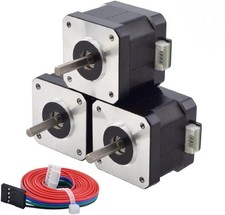 STEPPERONLINE 1 Pack Nema 17 Stepper Motor Bipolar 1.5A 42Ncm Black-1.8°  picture