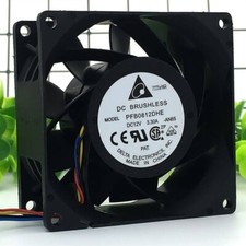 DELTA PFB0812DHE 8038 8CM 12V 3.3A High Air Volume Super Violent Cooling Fan picture