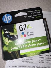 Genuine HP 67XL Tri-Color High Yield Ink Cartridge Original OEM NEW picture