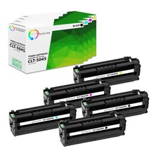 TCT 5PK CLT504S Color Toner Cartridge Set For Samsung CLP415 CLX4195 printer picture
