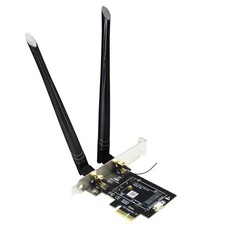 GLOTRENDS WA01 M.2 E Key to PCIe X1 WiFi Bluetooth Adapter for Black  picture