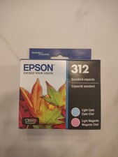 Genuine Epson 312 Standard Capacity Ink Cartridges 2 Color C/M 11/2028 NEW picture