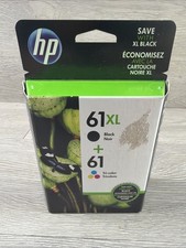 HP 61XL & 61 Ink Cartridge 2-Pack CZ138FN Black & Tri-Color Combo NEW Exp 2020 picture