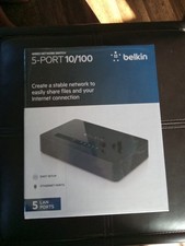 Belkin Wired Network Switch 5-Port 10/100 Sealed picture