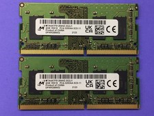 Micron 8GB Kit (2x4GB) DDR4-3200 PC4-3200AA 1Rx16 Laptop SODIMM Memory 3200 MHz picture