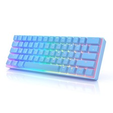 GK61 Mechanical Gaming Keyboard - 61 Keys Multi Color RGB Illuminated Backlit... picture