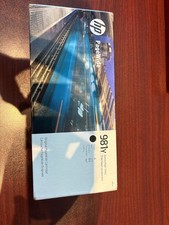 SEALED NEW IN BOX BLACK HP PAGEWIDE 981Y EXTRA HIGH YIELD TONER picture