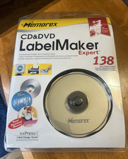 Memorex CD & DVD Label Maker Expert 138, New Sealed picture