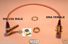 1 x 8 inch SMA Female to MS-156 Male Pigtail Coaxial RF MS156 Cable RG316 USA picture