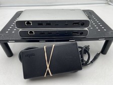 Lot of 2 Elgato Thunderbolt 3 Docking Station 20DAA9902 w/ 1x Elgato AC Adapter picture