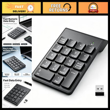 Portable Wireless Numeric Keypad - 18 Keys USB Number Pad for Laptop/PC/Notebook picture