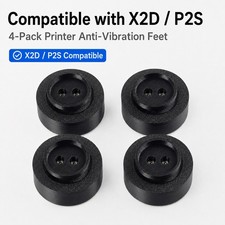 4Pack Anti-Vibration Feet For Bambu X2D/P2S 3D Printer Shock-Absorbing Anti-Slip picture