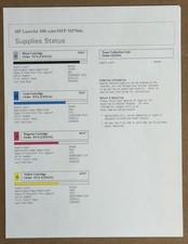HP 507A Black Cyan Magenta Yellow Toner Set CE400A CE401A CE402A CE403A Genuine picture