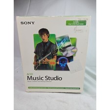 Sony ACID Music Studio 5.0 PC Windows Complete CIB 4 Discs Manual Vintage 2005 picture
