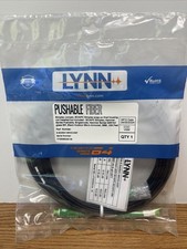 LYNN S-SAZSA1-NKHI3-030F PUSHABLE FIBER CABLE SIMPLEX JUMPER SC/APC 30ft picture