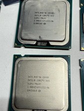 Lot of 2 Intel Core 2 Duo E8400 3.00GHz LGA775 CPU Processors SLB9J picture
