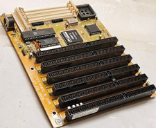 386 PCChips M396F V2.2 mini Motherboard with Am386SX-33 CPU & 2 MB RAM + Bonus picture