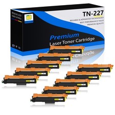 10PK TN227 Yellow Toner Cartridge for Brother TN227YL DCP-L3510CDW 3550CDW picture