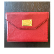 Michael Kors Red iPad case for Women, Folding Style with Logo Accent picture