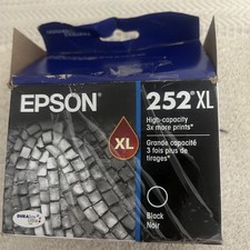 EPSON 252XL DURABrite Ultra Ink High Capacity Black Cartridge T252XL120-S and CP picture