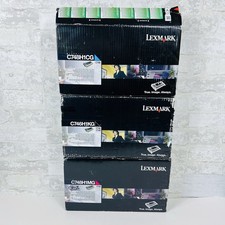Lexmark C746H1KG.C748H1CG. C748H1MG Toner Cartridge New QTY 3 picture
