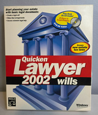 Quicken Lawyer 2002 Wills Software New picture