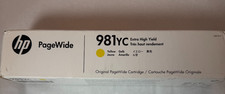 OEM Genuine HP 981YC Ink Cartridge Yellow PageWide Cartridge - New picture