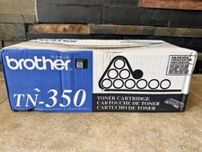 Brother TN-350 Genuine Black Toner Cartridge OEM New Sealed FAST SHIPPING picture