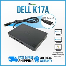 Genuine Dell WD15 K17A USB-C Business Docking Station K17A001 NO AC ADAPTER picture