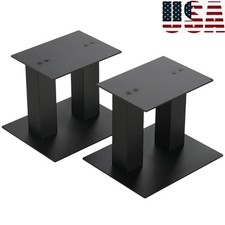 1 Pair Universal Metal Speaker Stands Up To 25Lb for Computer Bookshelf picture