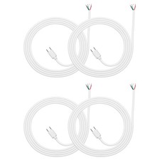 4Pcs 1m/3.28Ft USB C Pigtail Cable, 5V 2.4A Type C to 4 Pin Wires, White picture