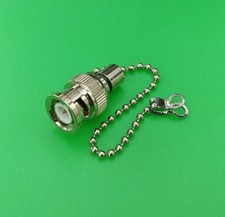(2 PCS) BNC Male 93 Ohm Terminator with Chain - USA Seller picture
