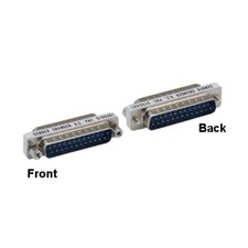 Kentek Mini DB25 Male to Male Adapter Connector Changer Serial Port RS-232 Pin picture