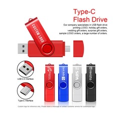 2-in-1 USB Type-C OTG Flash Drive 16GB 32GB 64GB 128GB USB 2.0 Memory Stick picture