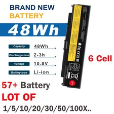 🧡LOT 57+ Battery T440P For Lenovo ThinkPad T540P L440 L540 W540 W541 0C52863 US picture