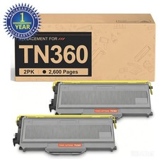 2x TN360 Toner Cartridge Compatible For Brother  TN360 HL-2140 HL-2150N HL-2170W picture
