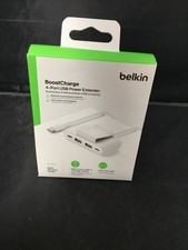 Authentic Belkin BoostCharge 4-Port USB Power Extender Brand New Sealed picture