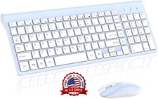 JUEGO DE TECLADO Y MOUSE INALAMBRICOS PEQUEÑOS PARA MAC Y PC picture