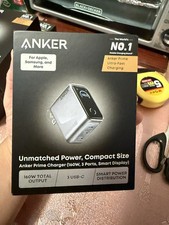 Anker Prime Charger 160W 3-Port Smart Display USB C New Sealed picture