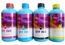4 x PREMIUM QUALITY COMPATIBLE DTF BULK INK REFILL FOR EPSON (4,000ML C-Y-M-K) picture