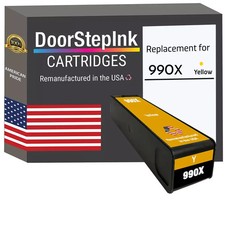 DoorStepInk Compatible Ink Cartridges For HP 990X Yellow-USA picture