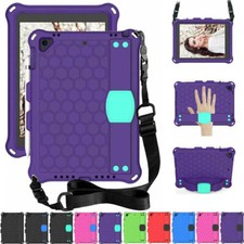 Fr iPad 6 7 8 9 10 11th Gen 2025 Kids Shockproof Safe EVA Stand Strap Case Cover picture